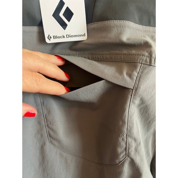 BLACK DIAMOND 
WOMEN'S TECHNICIAN
JOGGER PANTS BLACK GRAY LARGE - Picture 6 of 15